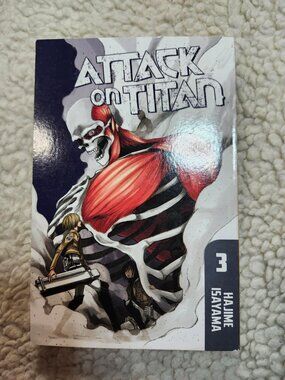 Attack on Titan Manga Vol 3 Hajime Isayama Kodansha Comics Paperback English